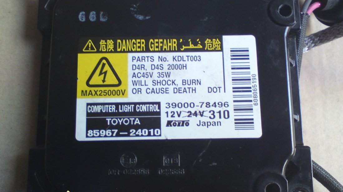 Calculator / Balast Far Xenon - Lexux Is / Gs ( 08 - 12 ) 85967-24010