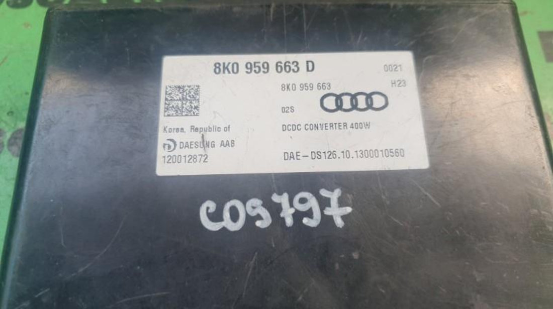 Calculator baterie Audi A6 (2010->) [4G2, C7] 8k0959663d