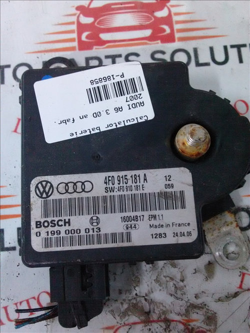 Calculator baterie AUDI A6 3.0 d an fabr. 2007