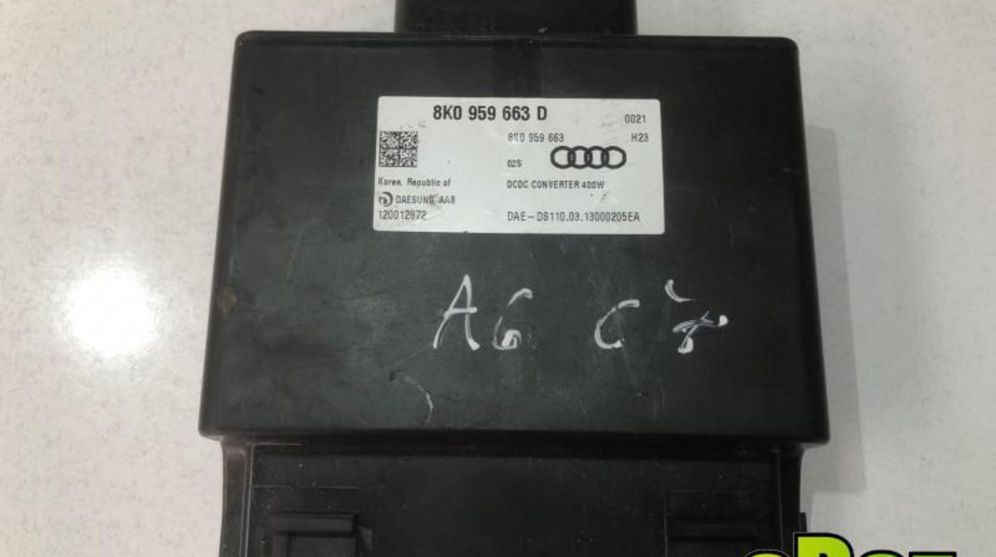 Calculator baterie Audi A7 (2010-2018) [4g] 8k0959663d
