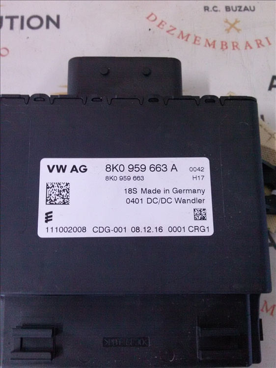 Calculator baterie AUDI A8 an fabr. 2018