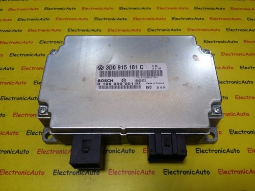 Calculator Baterie Vw Phaeton, 3D0915181C, 0199000001,
