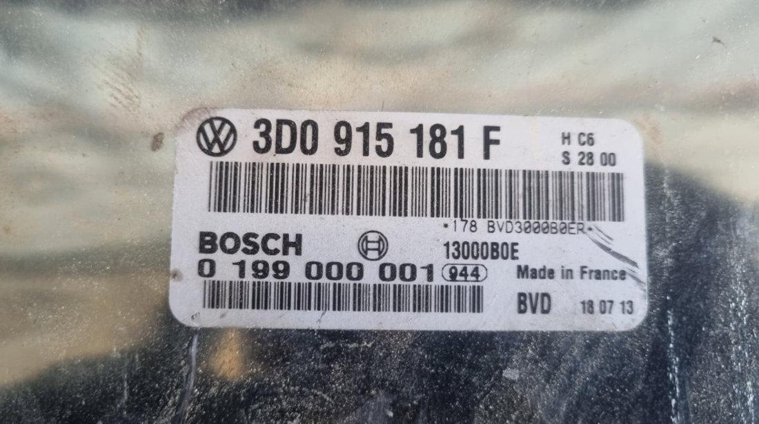 Calculator baterie VW Phaeton Facelift cod piesa : 3D0915181F