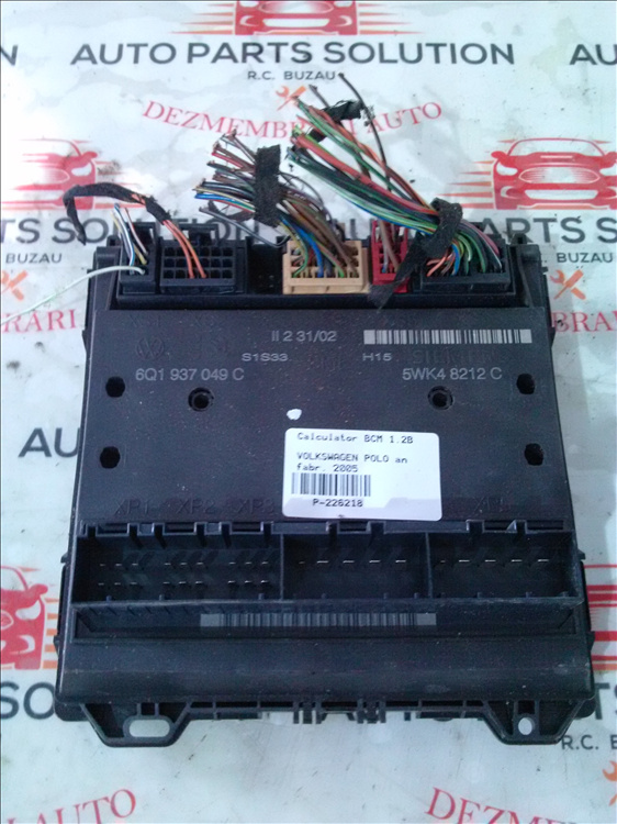 Calculator BCM 1.2B VOLKSWAGEN POLO an fabr. 2005
