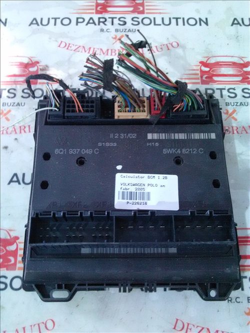 Calculator BCM 1.2B VOLKSWAGEN POLO an fabr. 2005