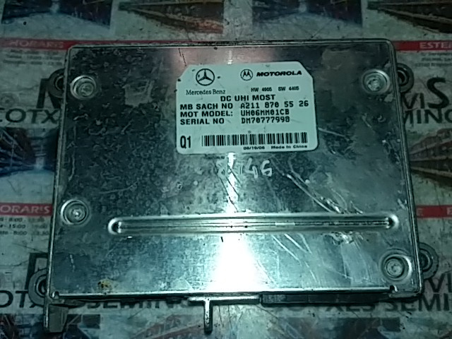 Calculator BLUETOOTH CONTINENTAL MERCEDES-BENZ MERCEDES-BENZ -CUALQUIER MODELO- A 211 870 55 26 / A2118705526 / UH06MM01CBA 211 870 55 26 / A2118705526 / UH06MM01CB