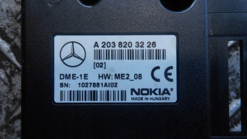 Calculator BLUETOOTH MERCEDES-BENZ Class C A 203 820 32 26 / A2038203226A 203 820 32 26 / A203820322...