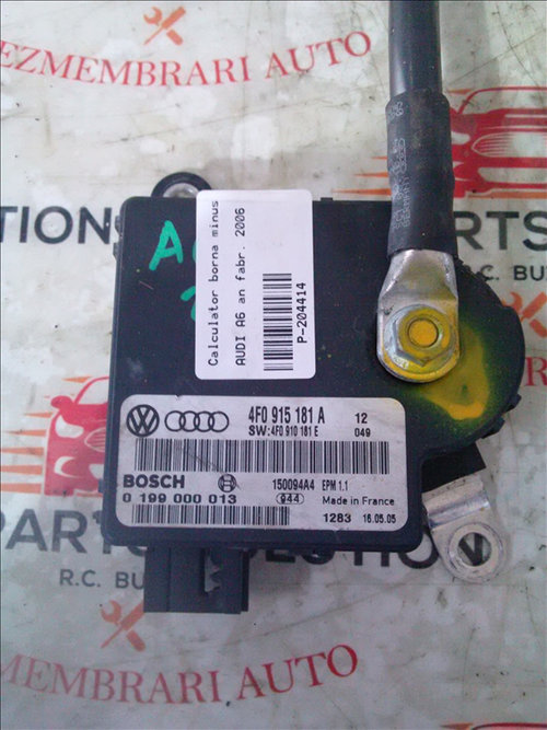 Calculator borna minus AUDI A6 an fabr. 2006