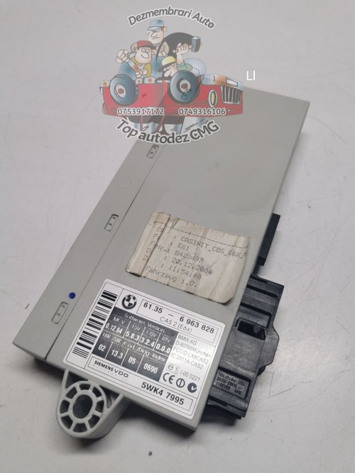 Calculator CAS 2 Bmw seria 5 E60 E61 6963828 modul confort 5WK4 7995