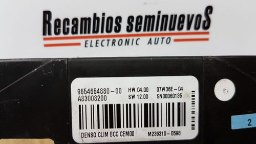 Calculator CLIMA DENSO CITROEN C4 9654654880 / A830082009654654880 / A83008200