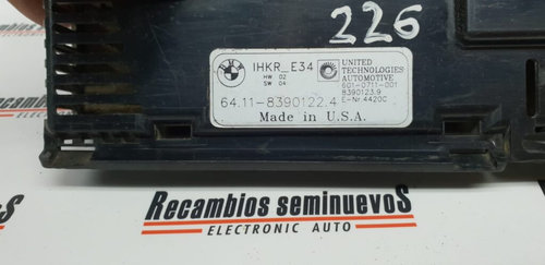 Calculator CLIMA UNITED TECHNOLOGIES AUTOMOTIVE BMW E34 64.11-8390122.4 / 64 11 8390122 4 / 64118390...