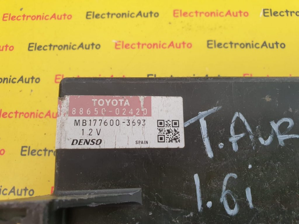 Calculator Climatronic Toyota Auris 1.6 Dual VVT-i, 8865002420, MB1776003693