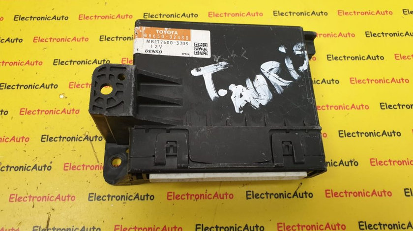 Calculator Climatronic Toyota Auris (E15) 1.4D, 8865002430, MB1776003703