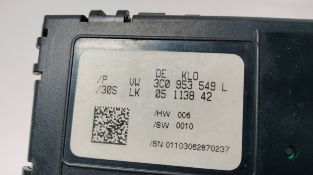 Calculator coloana de directie 3C0953549L Volkswagen Passat B6 1.9 TDI OEM 3C0953549L