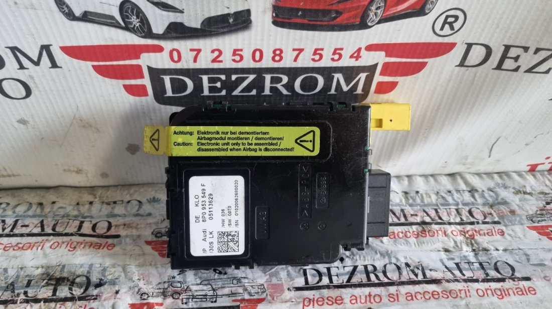 Calculator coloana directie 8P0953549F AUDI TT Coupe (8J3) 2.0 TDI quattro 170 cai