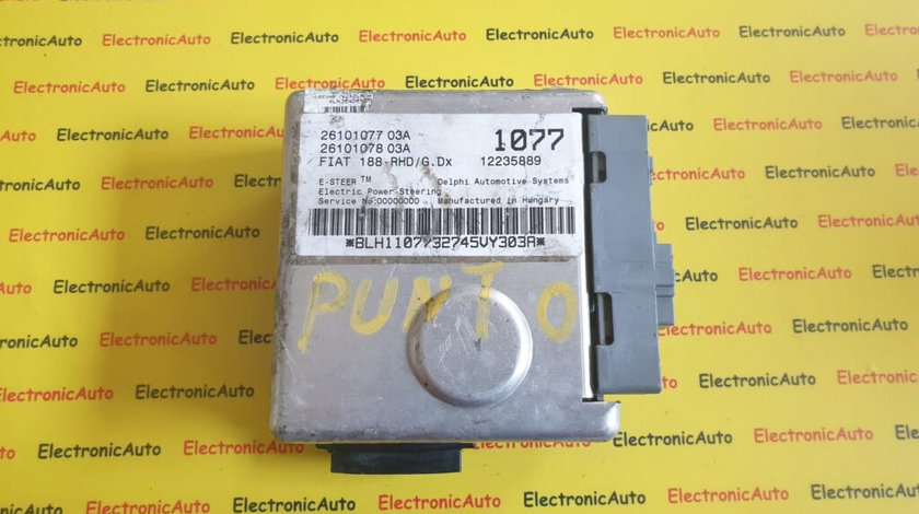 Calculator coloana directie Fiat Punto 12235889, 2610107703a