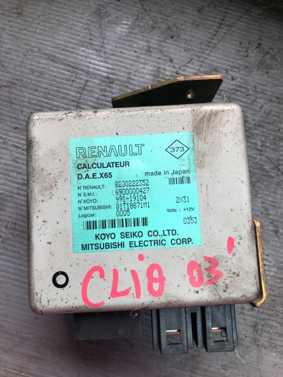 Calculator coloana directie renault clio 2 2003 8200222352