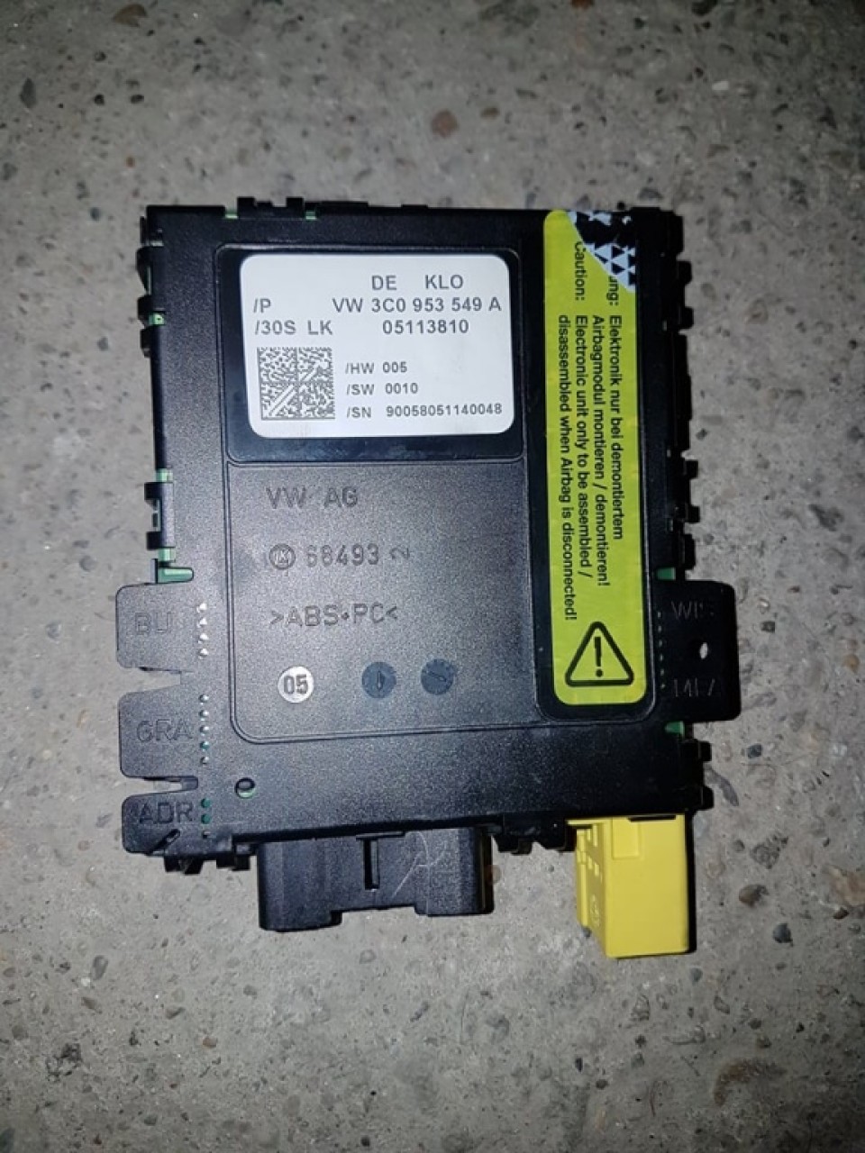 Calculator coloana volan 1k0953549CP vw audi seat skoda