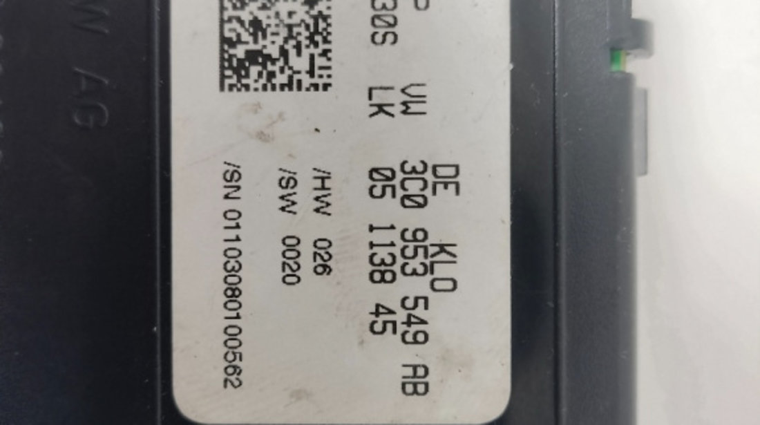Calculator coloana volan Volkswagen Passat (3C5) Combi 2009 2.0 TDI OEM 3C0953549AB