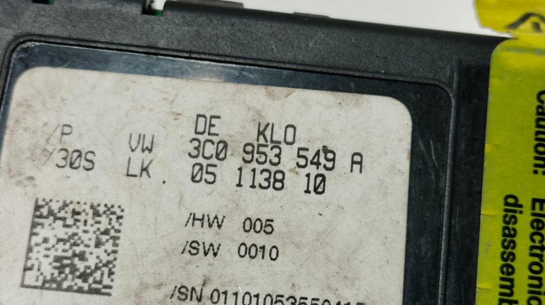 Calculator coloana volan Volkswagen Passat B6 2.0 TDI BKP OEM 3C0953549A