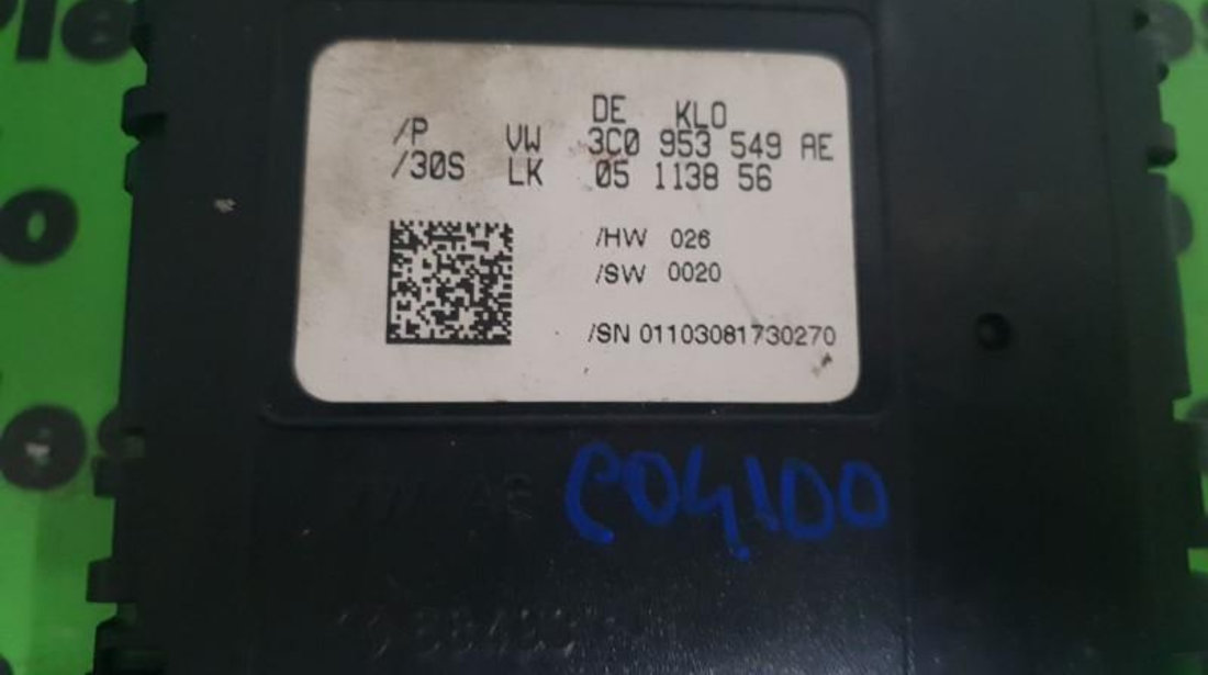 Calculator coloana volan Volkswagen Passat B6 3C (2006-2009) 3c0953549ae