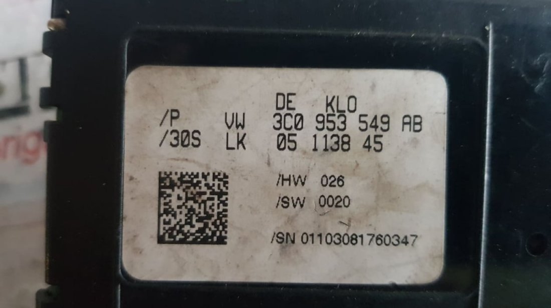 Calculator coloana volan VW Passat B6 3c0953549ab