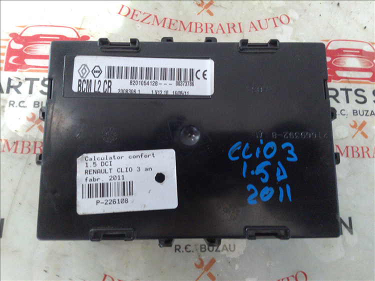 Calculator confort 1.5 DCI RENAULT CLIO 3 an fabr. 2011