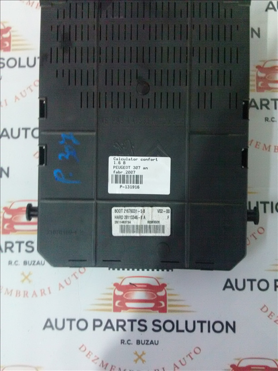 Calculator confort 1.6 B PEUGEOT 307 an fabr.2007