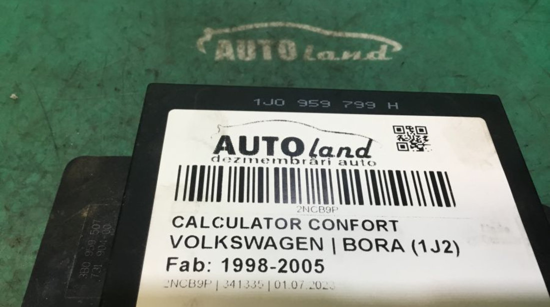 Calculator Confort 1j0959799h Volkswagen BORA 1J2 1998-2005