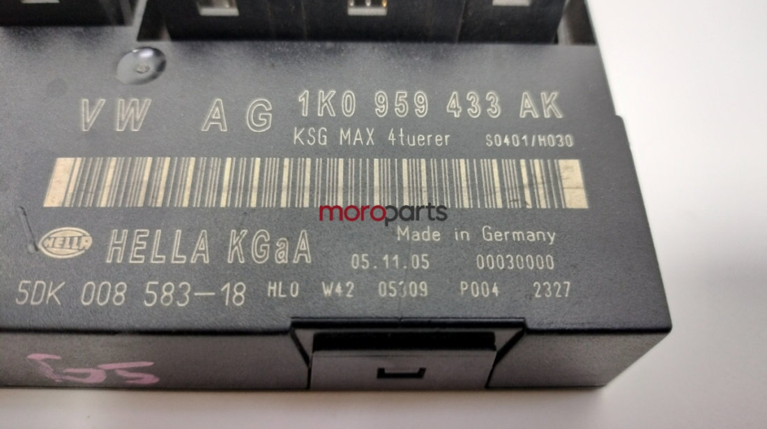 Calculator confort 1K0959433AK Vw Golf 1.9 TDI 77 KW OEM 1K0959433AK