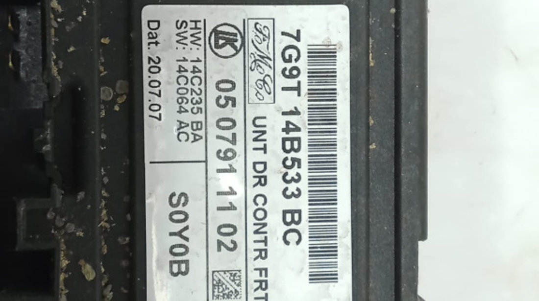 Calculator confort 2.0 TDCI 7g9t14b533bc Ford Mondeo MK4 [2007 - 2010]