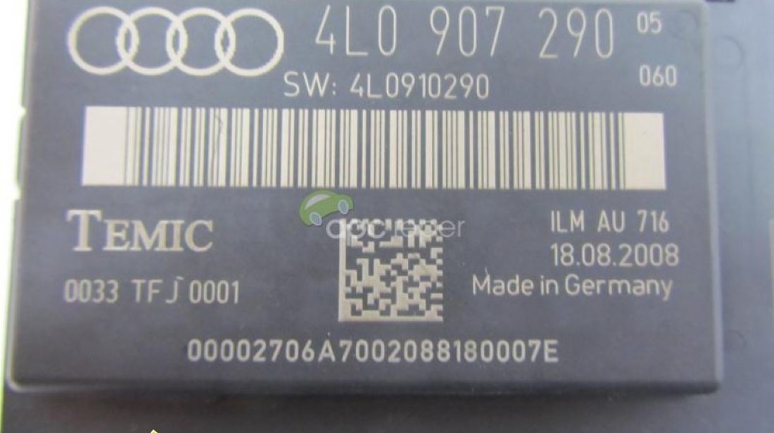 Calculator Confort 2 Audi Q7 4L cod 4L0907290