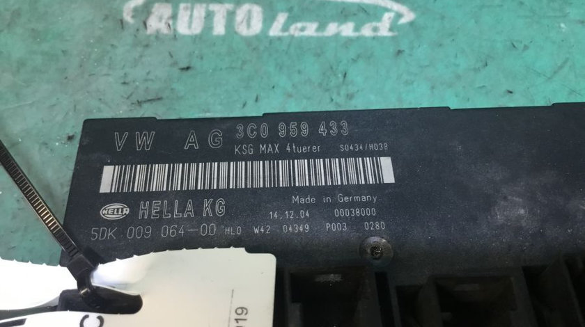 Calculator Confort 3c0959433 Volkswagen PASSAT 3C2 2005