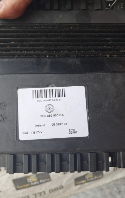 Calculator confort 3D0959860CA Volkswagen VW Phaeton [facelift] [2008 - 2010] Sedan 3.0 TD 4Motion AT (233 hp) Cod motor CARA , cod cutie JSH , cod culoare LO41