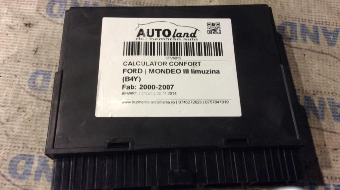 Calculator Confort 3s7t15k600mb Ford MONDEO III limuzina B4Y 2000-2007