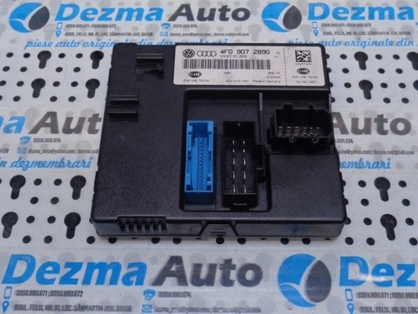 Calculator confort, 4F0907289G, Audi A6 (4F2, C6) 3.0tdi (id:206034)