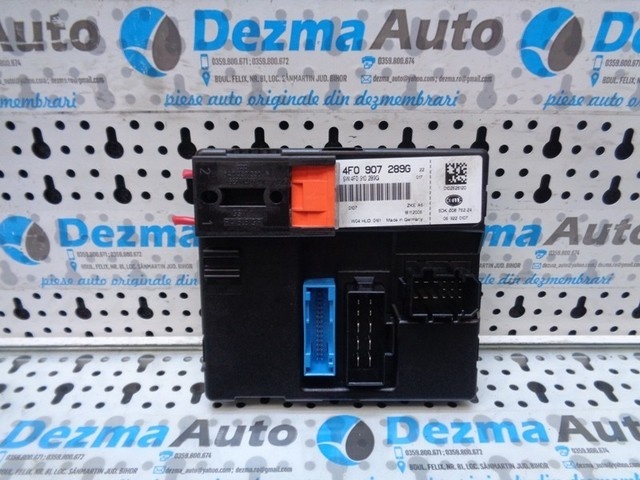 Calculator confort, 4F0907289G, Audi A6 Avant (4F5, C6) 2.0tdi
