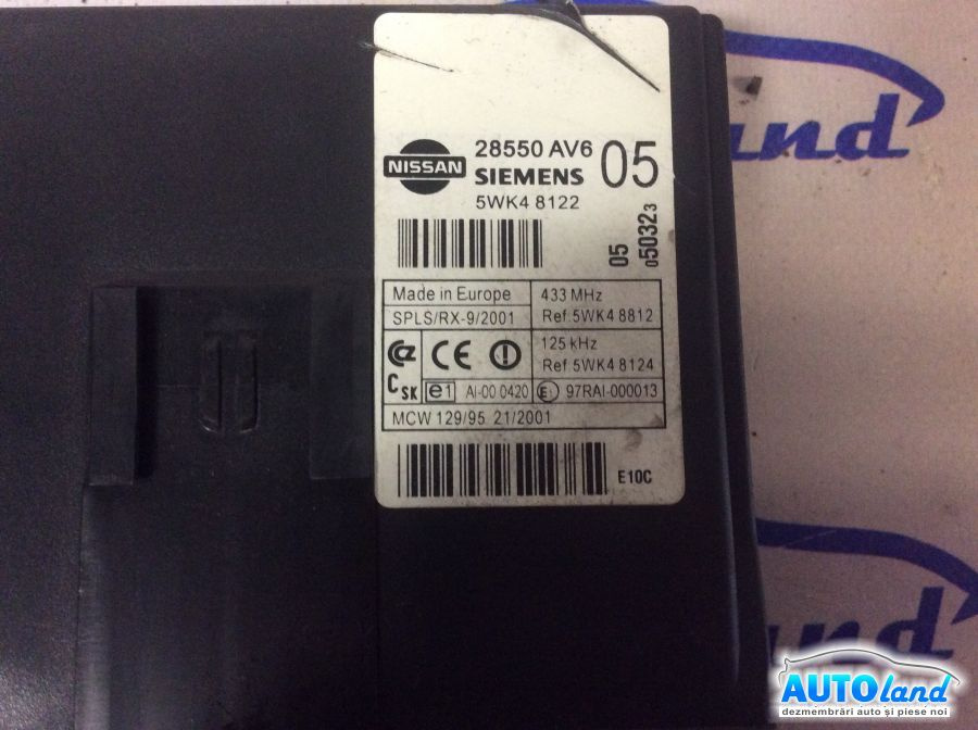 Calculator Confort 5wk48122 Nissan PRIMERA P12 2002
