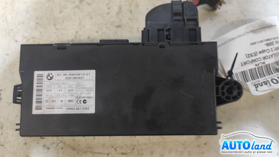 Calculator Confort 6943814 BMW 3 Cupe E92 2006