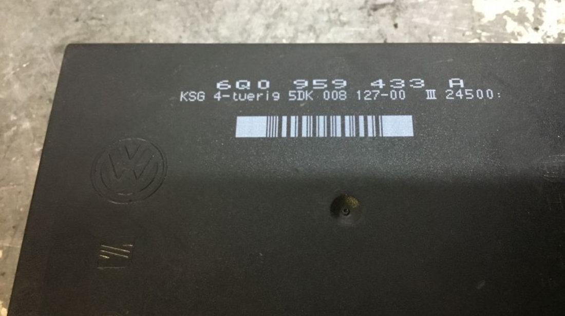 Calculator Confort 6q0959433a Skoda FABIA 6Y2 1999