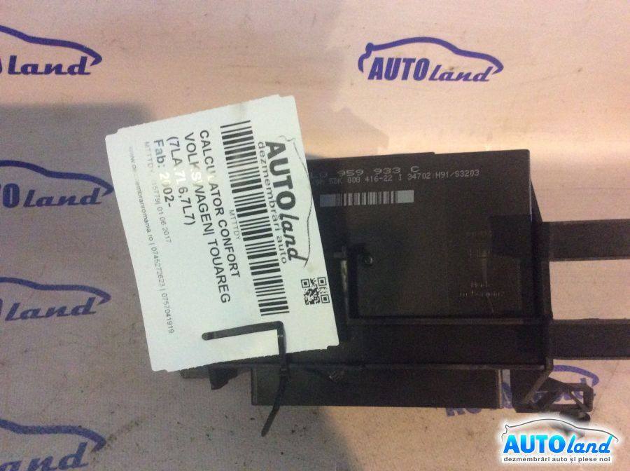 Calculator Confort 7l0959933c Volkswagen TOUAREG 7LA,7L6,7L7 2002