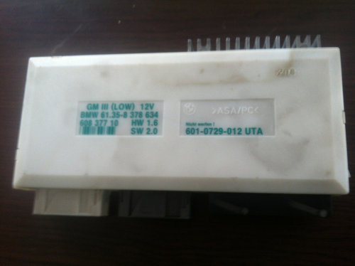 Calculator confort 8378634 61.35-8378634 BMW Seria 5 E39 [1995 - 2000] Sedan 4-usi 525tds MT (143 hp...