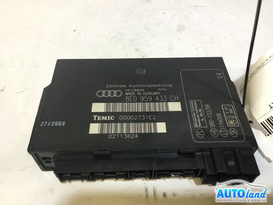 Calculator Confort 8e0959433chh Audi A4 8EC 2004-2008