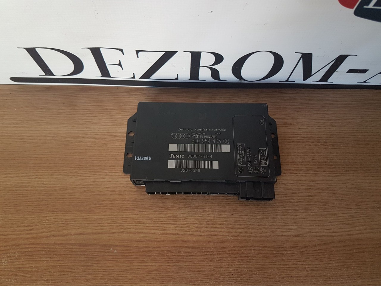 Calculator confort 8e0959433cq audi a4 b7