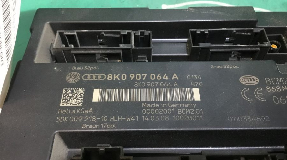 Calculator Confort 8k0907064a Audi A4 8K 2007