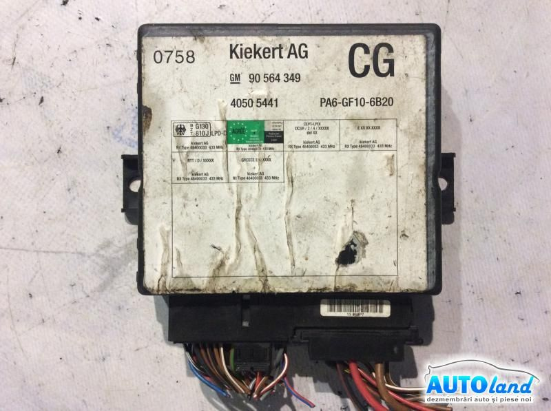 Calculator Confort 90564349 Opel ASTRA G caroserie F70 1999-2005