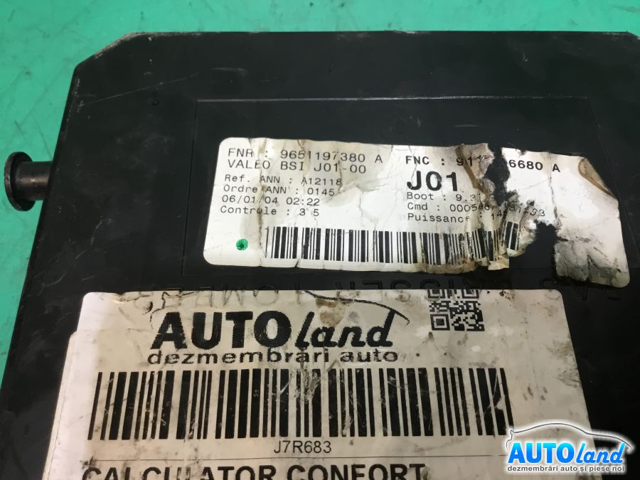Calculator Confort 9651197380 Peugeot 407 6D 2004