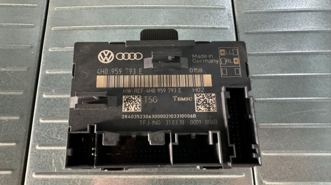 Calculator confort Audi 4H0959793E 4H0959793E Audi A8 D4/4H [2010 - 2014] Sedan 4.2 TDI quattro tiptronic (350 hp)