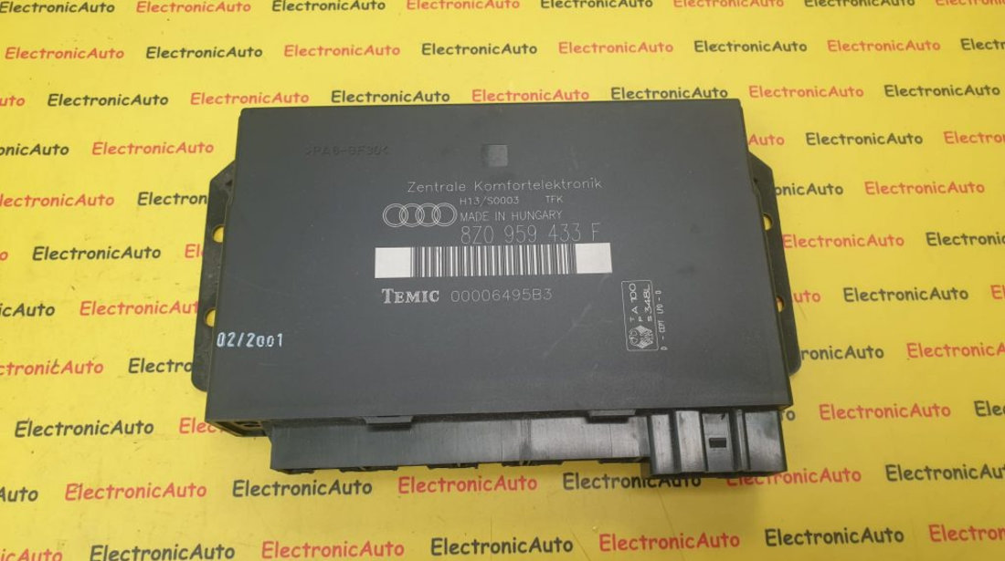 Calculator Confort Audi A2, 8Z0959433F