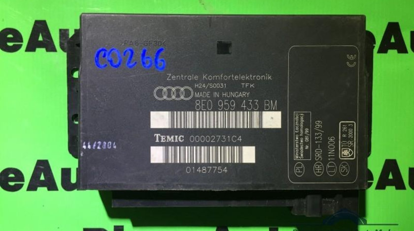 Calculator confort Audi A4 (2004-2008) [8EC, B7] 8E0959433BM